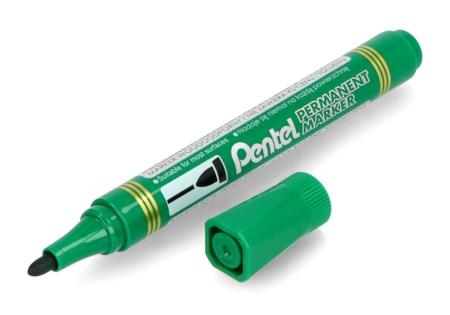 Marker permanentny zielony - Pentel N850