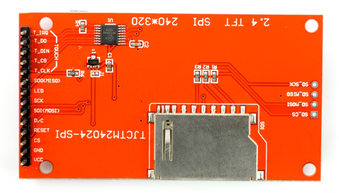 Wyświetlacz dotykowy TFT LCD 2,4'' 240x320px - SPI