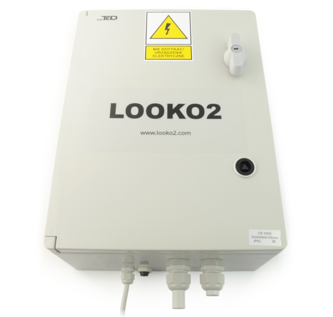 LookO2V3 GSM - zewnętrzna stacja pomiarowa - czujnik smogu, czystości powietrza PM1 / PM2.5 / PM10
