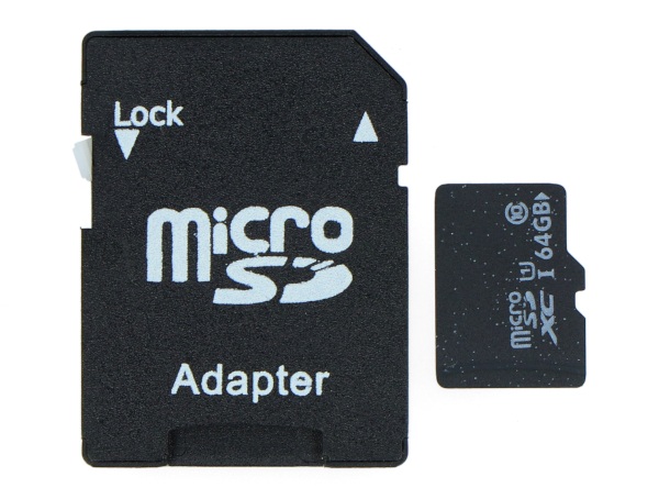 Karta pamięci microSD 64 GB klasa 10 z adapterem dla ROCKPro64
