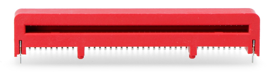 Gniazdo 40-pin kątowe dla BBC micro:bit - czerwone