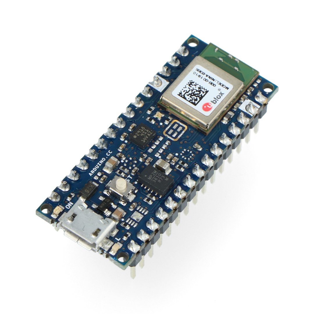 Arduino Nano 33 BLE ze złączami