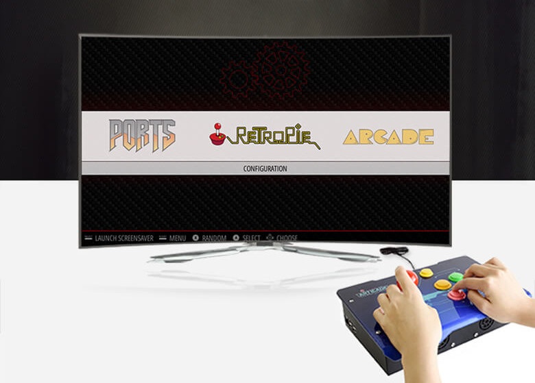 Przykład podłączenia Arcade-D-1P ze Smart TV