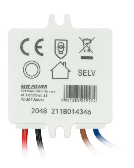 Zasilacz impulsowy MW Power model MPL-06-12.