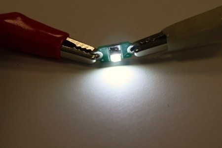 Przykład świecenia modułu LED Kitronik