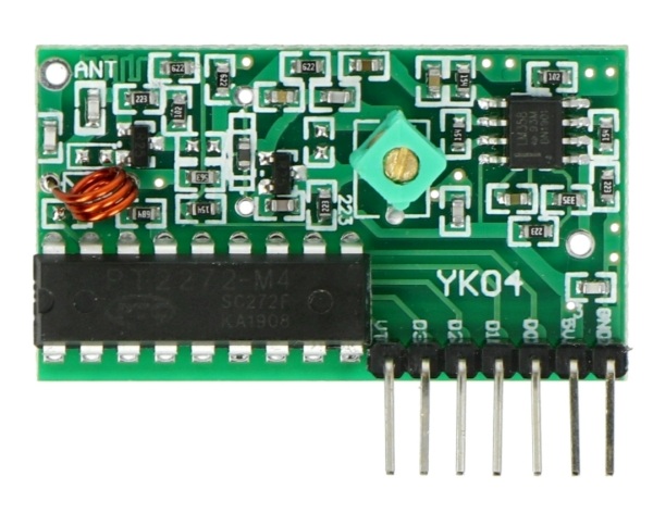 Piny używane do połączenia modułu z mikrokontrolerem.