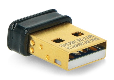 Moduł Bluetooth 5.0 BLE USB wyprodukowany przez firmę ASUS.