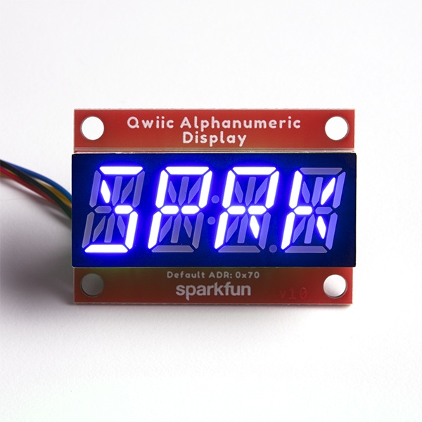 SparkFun Alphanumeric Display - wyświetlacz alfanumerycznych - fioletowy