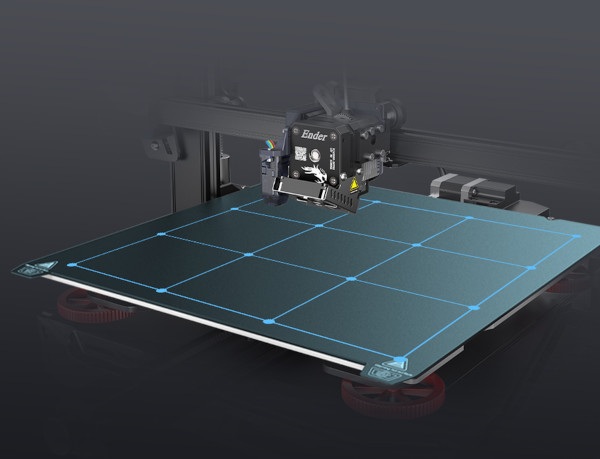 Czujnik CR-Touch automatyzuje proces poziomowania platformy roboczej