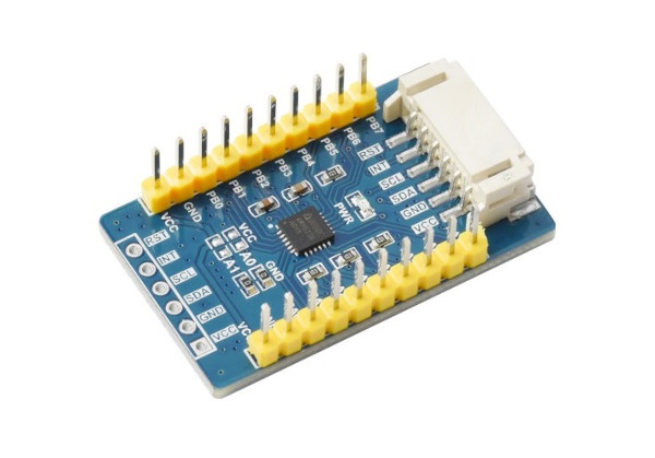AW9523B ekspander wyprowadzeń - 16 pinów I/O - I2C - dla Arduino i Raspberry Pi - Waveshare 22132