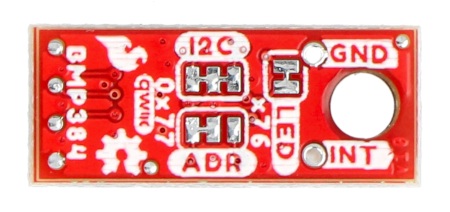 Miniaturowy czujnik ciśnienia powietrza jest chętnie wykorzystywany w kompaktowych projektach.