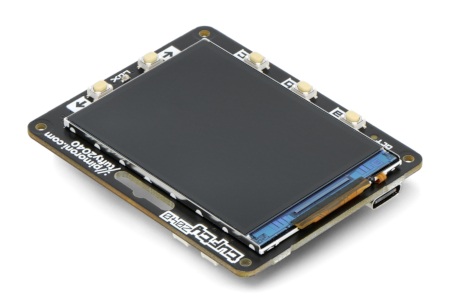 Tufty 2040 - płytka z Raspberry Pi RP2040 i wyświetlaczem TFT LCD 2,4'' - PiMoroni PIM624.