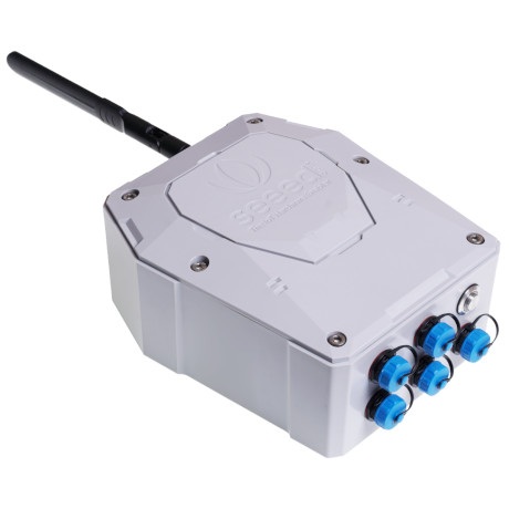 SenseCAP Sensor Hub 4G Data Logger obsługujący protokół MODBUS-RTU RS485  - zasilanie stałe