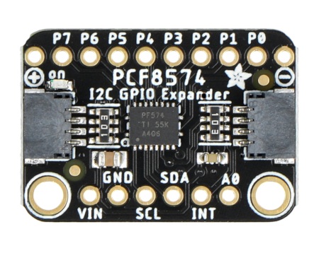PCF8574 - ekspander wyprowadzeń GPIO - I2C - STEMMA QT / Qwiic - Adafruit 5545
