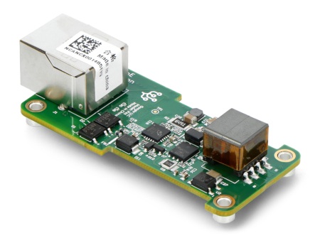 PoE Add-on - nakładka PoE Ethernet - do modułu Coral Dev Board Micro.