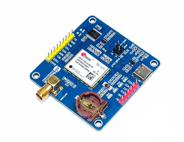 Moduł GPS-RTK HAT z układem GNSS ZED-F9P - nakładka do Raspberry Pi - SB Components 25961