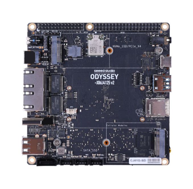 Odyssey - X86J4125800 v2 - Intel Celeron J4125 + RP2040 8 GB RAM WiFi + Bluetooth - Seeedstudio 102110767