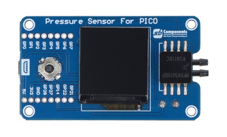 Czujnik ciśnienia z wyświetlaczem LCD z Raspberry Pi Pico W - SB Components 26173
