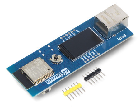 ESPi - płytka rozwojowa Ethernet z obsługą WiFi - ESP32-WROOM-32 z wyświetlaczem TFT 1,14'' - SB Components 26616