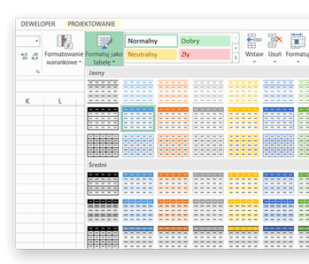 Kurs Excel - tabele przestawne - wersja ON-LINE