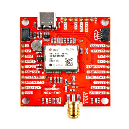 Moduł GNSS-RTK L1 / L5 Breakout - NEO-F9P - Qwiic - SparkFun GPS-23288