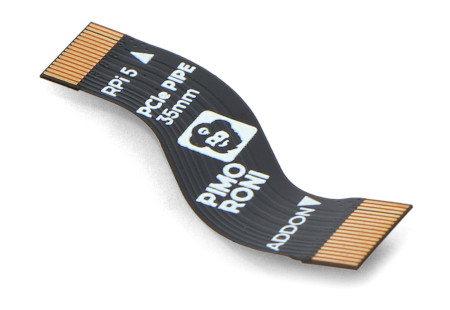 Przewód elastyczny PCIe Pipe 35 mm do NVMe Base i Raspberry Pi - Pimoroni PIM703