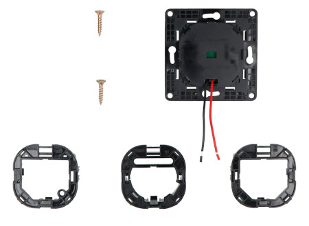 Shelly Wall Switch 1 - inteligentny włącznik ścienny - 1 przycisk - czarny