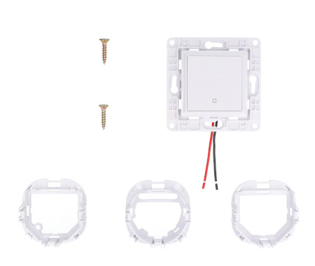 Shelly Wall Switch 1 - inteligentny włącznik ścienny - 1 przycisk - biały