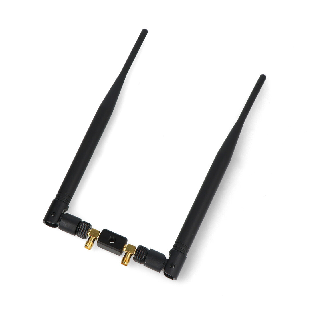 Antena Gecko LTE 7 dBi 2x SMA 800 - 2700 MHz - 50 cm