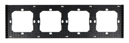 Sonoff M5-4C-80-F - ramka do włącznika ściennego M5-80 - poczwórna - czarna