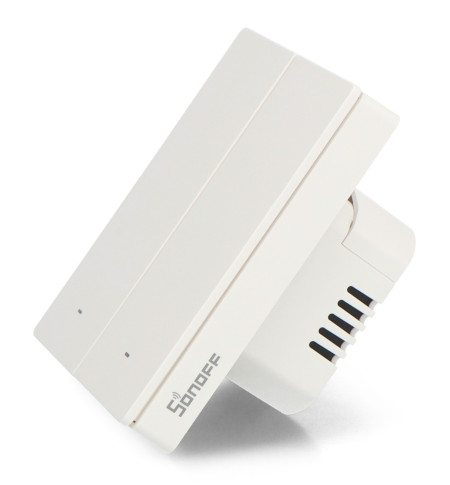 Sonoff M5-2C-80W - inteligentny włącznik ścienny WiFi / Matter - 2-kanałowy - biały