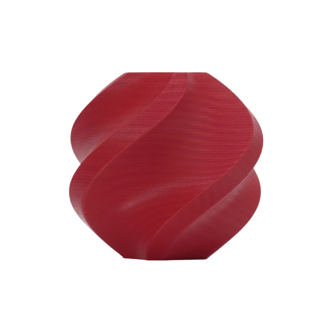 Filament Bambu Lab PLA Matte 1,75 mm 1 kg - w zestawie z wielorazową szpulą - Dark Red