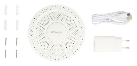 Inteligentny czujnik obecności dymu z e-papierosów IP30 LoRaWAN - biały - Milesight GS601