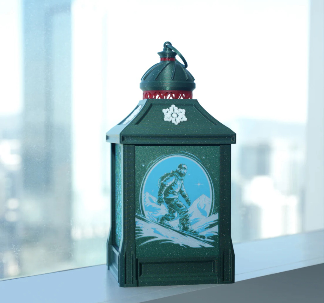 Przykładowy wydruk filamentem PLA Sparkle od firmy Bambu Lab