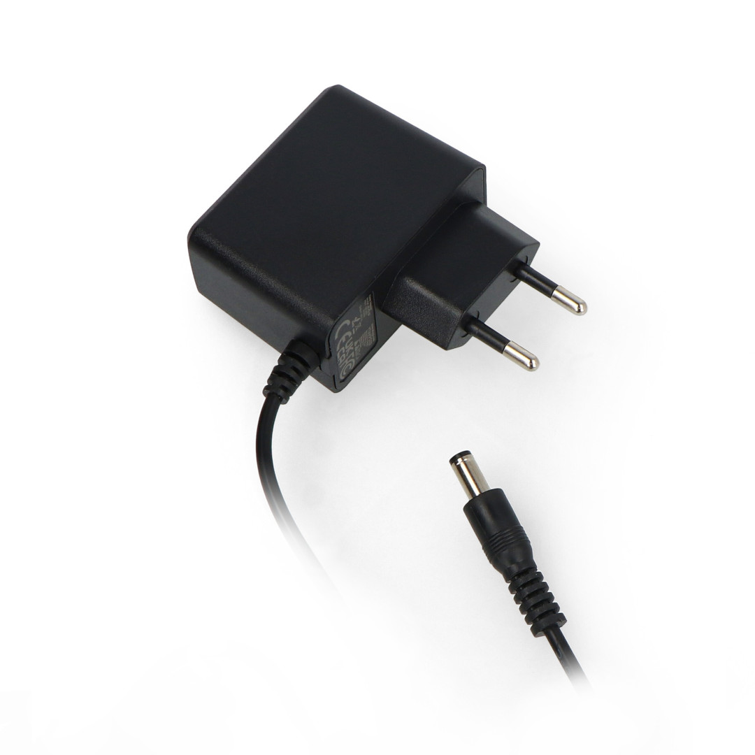 Zasilacz impulsowy Akyga AK-PD-33 12 V / 1 A do kas fiskalnych ELZAB - wtyk DC 5,5 / 2,1 mm