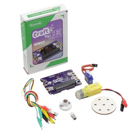Craft and Code - zestaw elementów elektronicznych do BBC micro:bit - Kitronik 56132