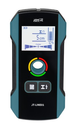Detektor przewodów pod napięciem, metalu i drewna - Joy-IT Line01