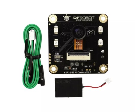 Moduł kamery AI ESP32-S3 - OV3660 2 MPx - WiFi / Bluetooth - DFRobot DFR1154