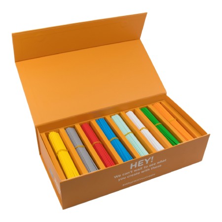 3Doodler EDU Start+ Learning Pack Filament Kit - zestaw filamentów Start+ 2,5 mm - 1200 sztuk - 8 kolorów