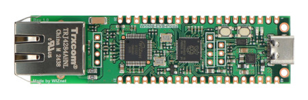 W5500-EVB-PICO2 - płytka z mikrokontrolerem RP2350 i Ethernet - WIZnet