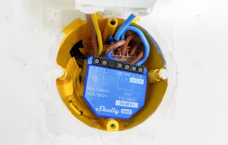 Shelly 1 Gen3 - 1-kanałowy przekaźnik dopuszkowy / sterownik - WiFi / Bluetooth - aplikacja Android / iOS - 4 szt.