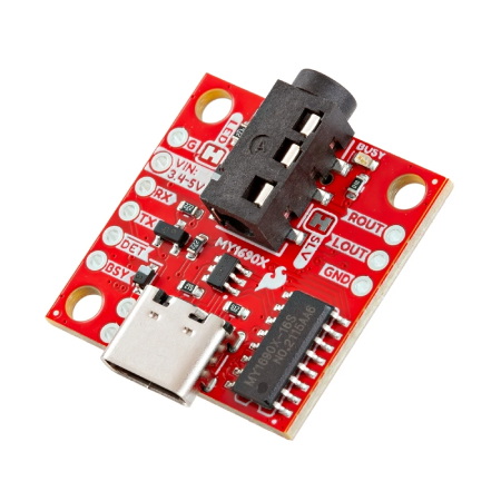 Audio Player Breakout - odtwarzacz MP3 i WAV - MY1690X-16S - SparkFun BOB-28038