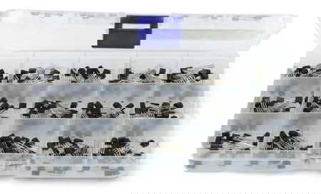 Zestaw tranzystorów bipolarnych NPN i PNP TO-92 - 15 wartości - E49 - 300szt. - justPi