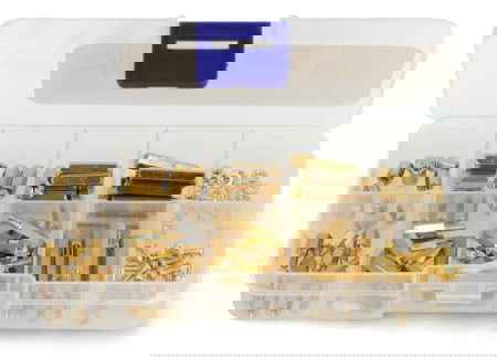 Zestaw śrubek i podkładek dystansowych M2,5 E50 - 120 szt. - justPi