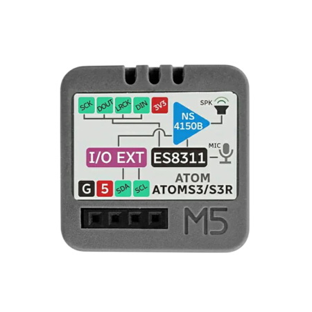 Atomic Voice Base - moduł rozpoznawania głosu z mikrofonem i głośnikiem - moduł rozszerzeń do M5Atom - M5Stack A149