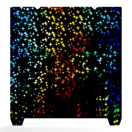 Dwustronna nakładka PET Stars + powlekana PEI na stół roboczy do drukarek 3D Creality K1 Max, Ender-3 V3 Plus - 315 x 310 mm