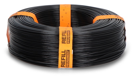 Filament Prusa Refill PETG 1,75 mm 0,9 kg - Jet Black NFC