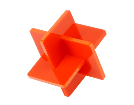 Płyta akrylowa - 3 mm - 300 x 300 mm Bambu Lab - Orange - 3 szt.