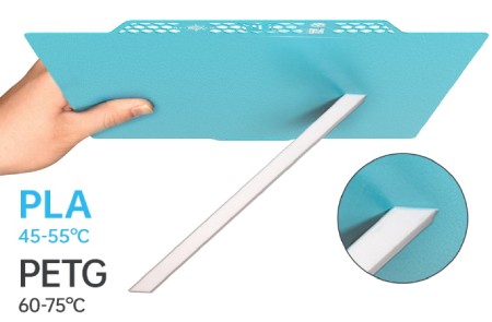 BIQU Panda Buildplate CryoGrip Pro Glacier - dwustronna magnetyczna nakładka - do drukarek Bambu Lab A1 mini - 184 x 184 mm