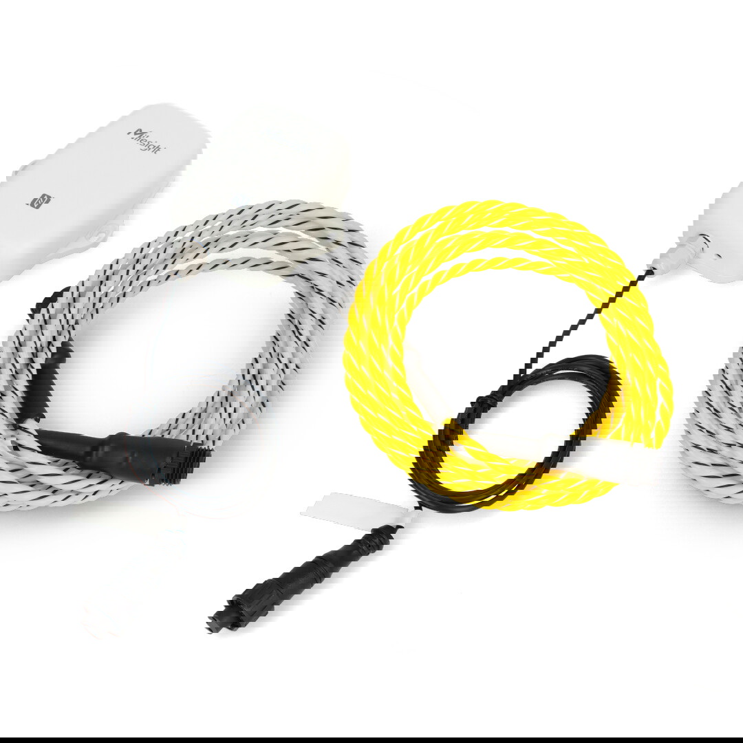 Inteligentny czujnik zalania strefowego LoRaWAN z pomiarem temperatury i wilgotności IP67 - Milesight EM300-ZLD